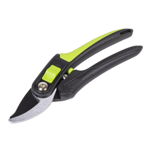 Bypass Secateurs with Soft Grip Handle, 3-Stage Safety Lock & Carbon Steel Blade, 220mm - SE-GTSG004