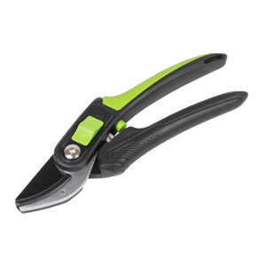 Anvil Secateurs with Soft Grip Handle, 3-Stage Safety Lock & Carbon Steel Blade, 220mm - SE-GTSG005