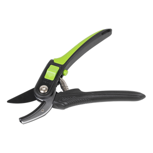 Anvil Secateurs with Soft Grip Handle, 3-Stage Safety Lock & Carbon Steel Blade, 220mm - SE-GTSG005