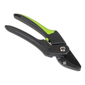 Anvil Secateurs with Soft Grip Handle, 3-Stage Safety Lock & Carbon Steel Blade, 220mm - SE-GTSG005
