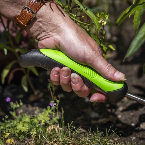 Hand Rake with Soft Grip Handle & Stainless Steel Tines 310mm - SE-GTSG010