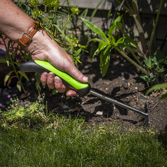 Hand Rake with Soft Grip Handle & Stainless Steel Tines 310mm - SE-GTSG010