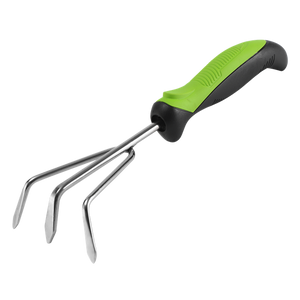 Hand Cultivator with Soft Grip Handle & Stainless Steel Tines - SE-GTSG011