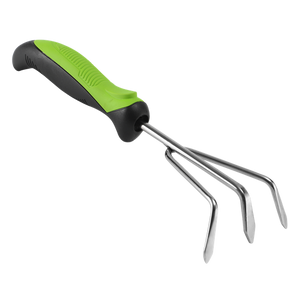 Hand Cultivator with Soft Grip Handle & Stainless Steel Tines - SE-GTSG011