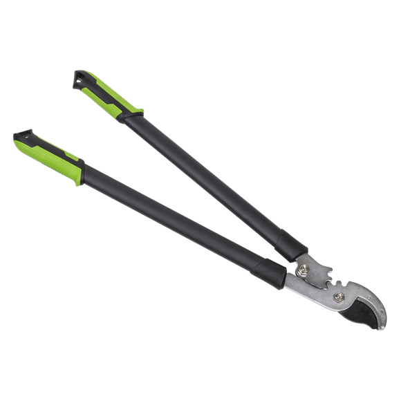 Anvil Lopping Shears with Soft Grip Handle, Geared & Carbon Steel Blade - SE-GTSG015