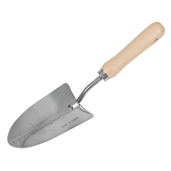 Premier Hand Trowel Hand Trowel with Ash Handle & Stainless Steel Blade - SE-GTWH003