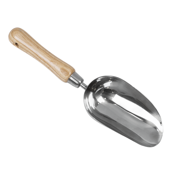 Premier Garden Scoop with Ash Handle & Stainless Steel Head - SE-GTWH006
