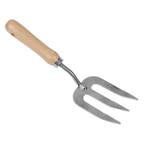 Premier Garden Hand Fork with Ash Handle & Stainless Steel Tines - SE-GTWH007