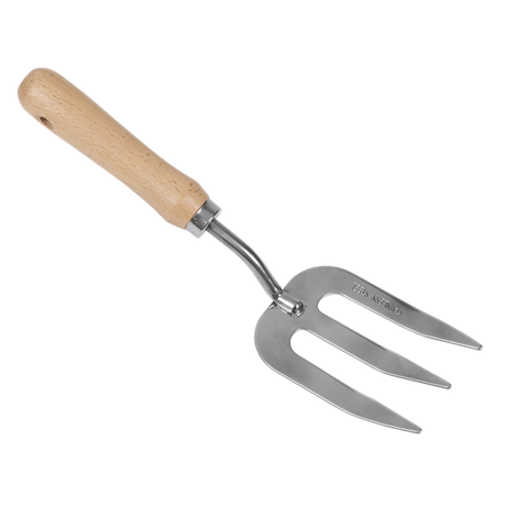 Premier Garden Hand Fork with Ash Handle & Stainless Steel Tines - SE-GTWH007