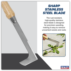 Premier Weeding Knife with Ash Handle & Stainless Steel Blade - SE-GTWH009