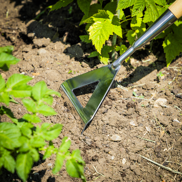Premier Dutch Hoe with Long Ash Handle & Stainless Steel Blade - SE-GTWH013