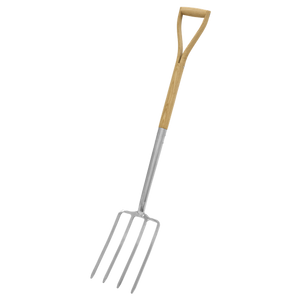 Premier Digging Fork with Ash Handle & Stainless Steel Tines - SE-GTWH016