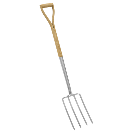 Premier Digging Fork with Ash Handle & Stainless Steel Tines - SE-GTWH016
