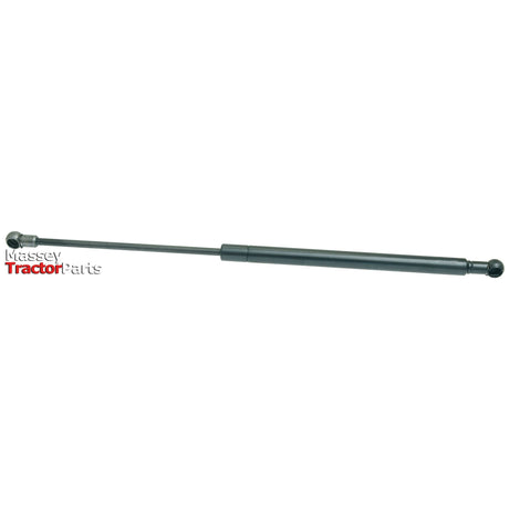 The Sparex Gas Strut, Total Length: 500mm - S.19404, is a metal strut with spherical joints at both ends, specifically designed for heavy machinery and features advanced Ram Stroke technology.