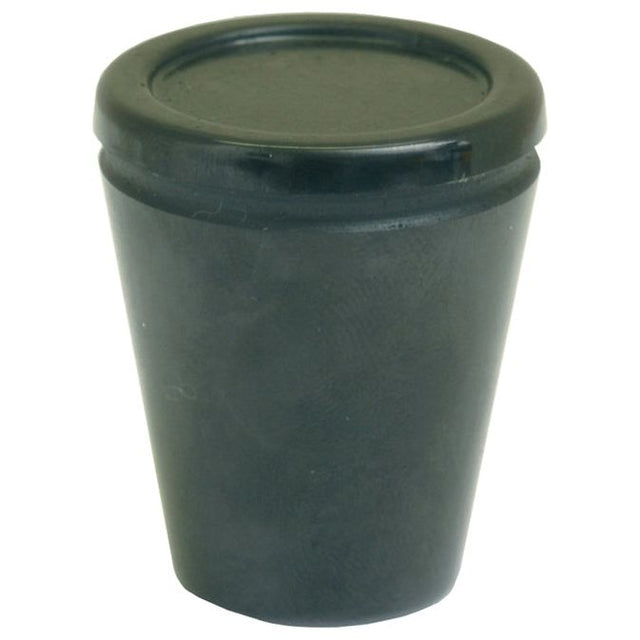 A compact, cylindrical black plastic container with a flat lid resembling the top of a gear knob, specifically the Gear Knob by Sparex (Part No. S.41970).