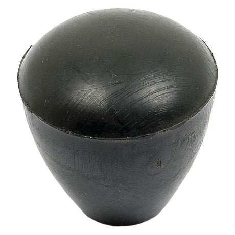 A close-up image of the Gear Knob by Sparex (Part No. S.62200), featuring a sleek black, rounded design with a smooth surface and slight texture, equipped with an M14 fine thread.