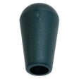 The Gear Knob (Sparex Part No. S.62203) by Sparex is a black, conical plastic knob with a rounded top and a hollow base, featuring an 8mm female thread for secure attachment.