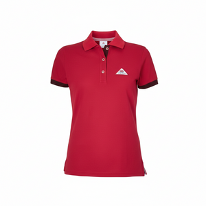 Massey Ferguson Ladies Red Polo Shirt with MF Badge | X993321803