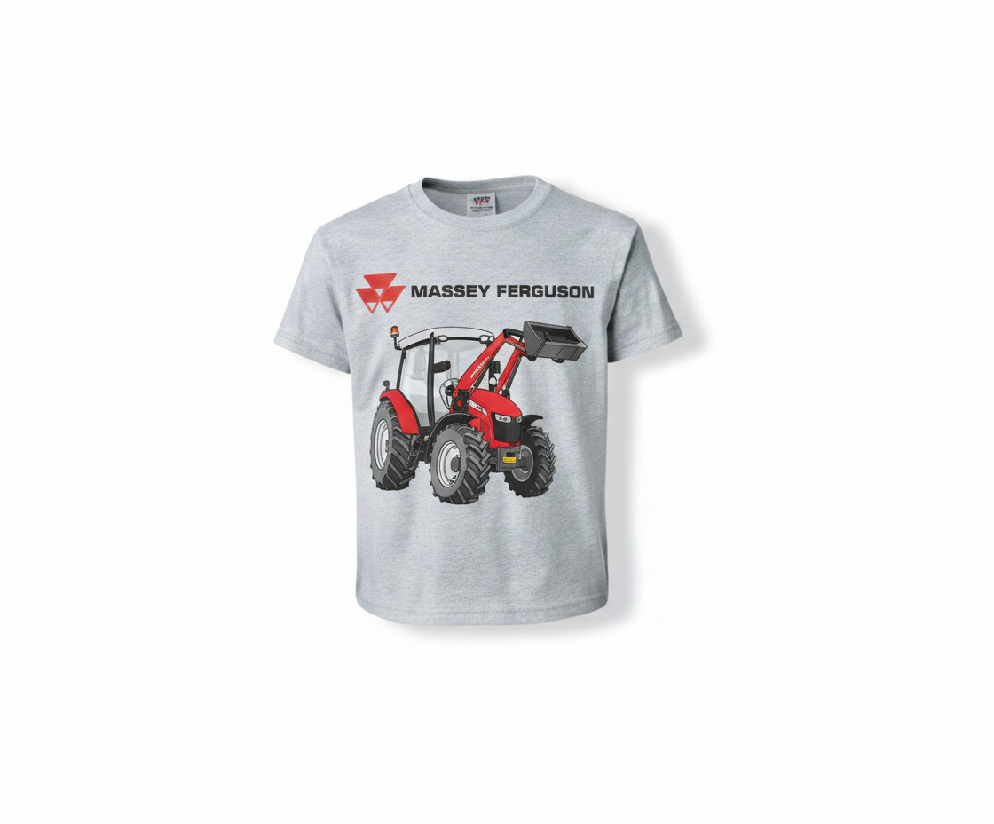 Massey Ferguson Kids T-Shirt Classic Logo Design | X993211905011