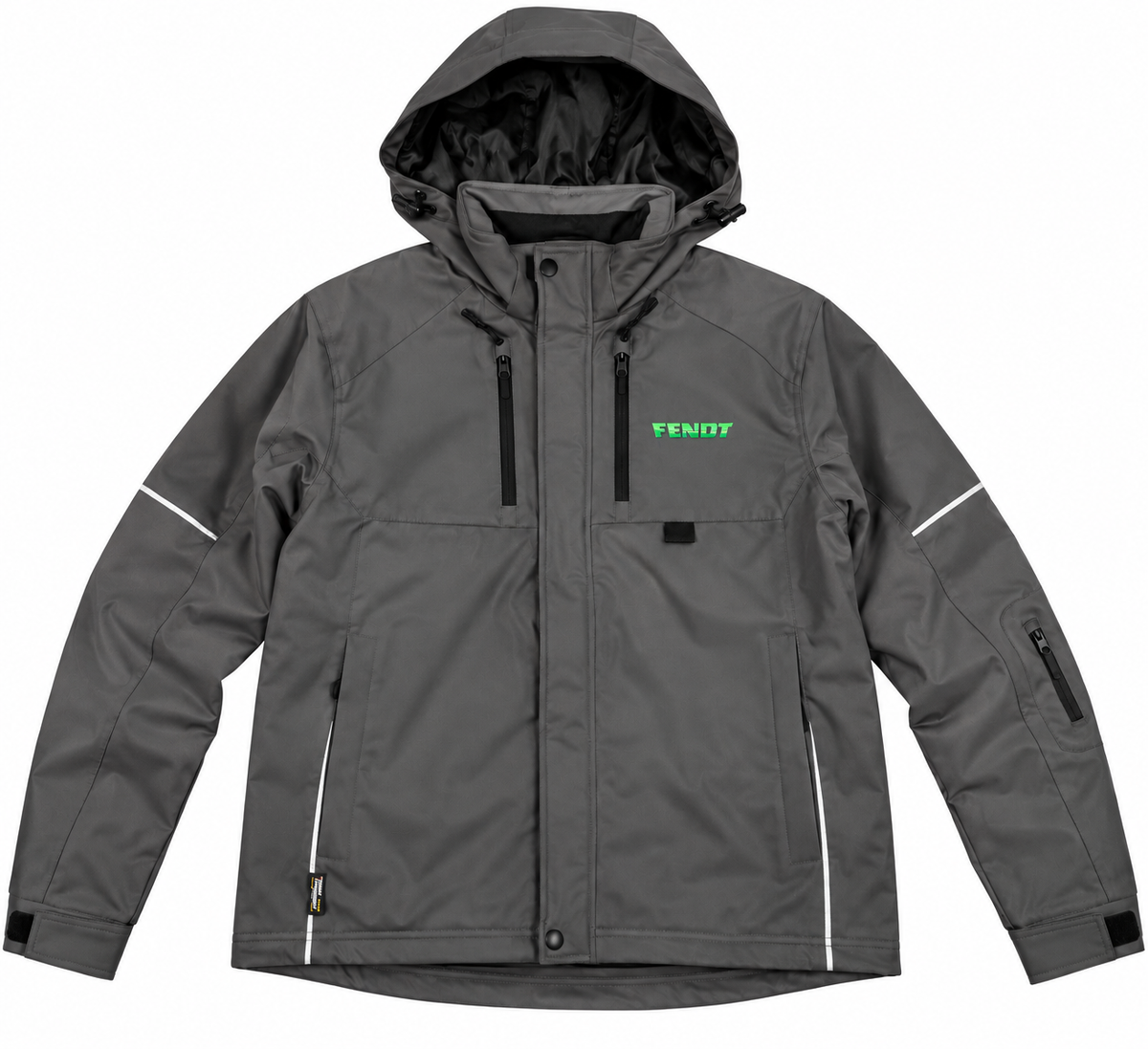 Fendt Padded Work Jacket – Grey, Thinsulate Insulation – 266250