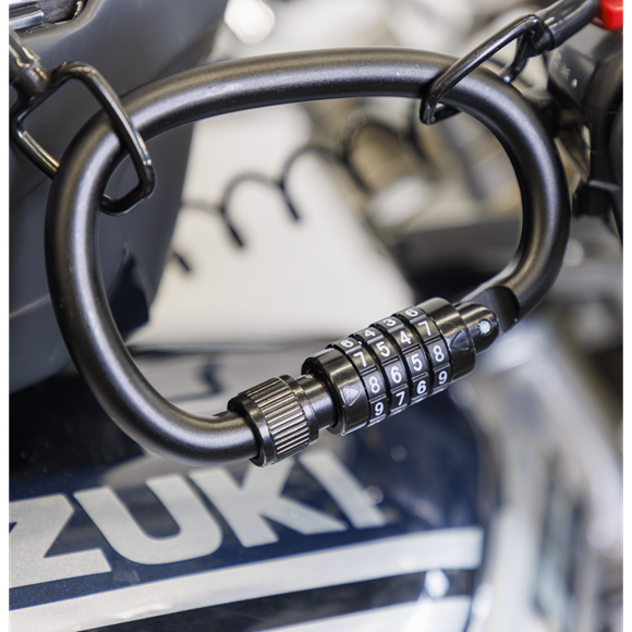 Helmet/Gear Lock with Cable - SE-HGL02