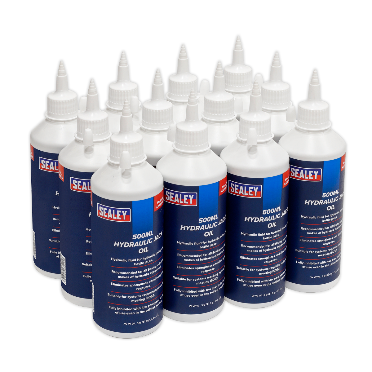 Hydraulic Jack Oil 500ml Pack of 12 - HJO/500ML - Farming Parts