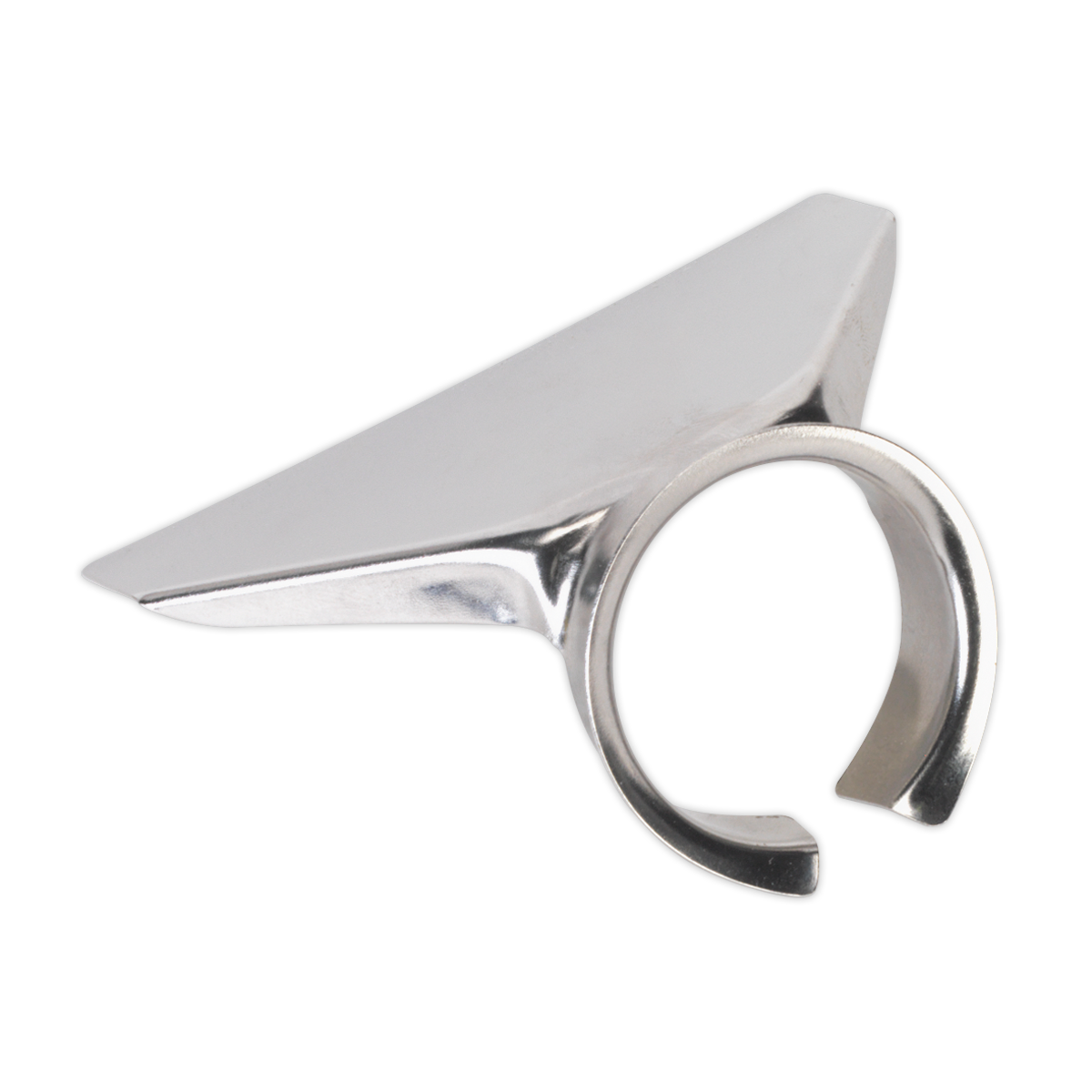 The Sealey Wide Scraper - HS107K.27 features a curved handle and a triangular head for effortless cap removal.