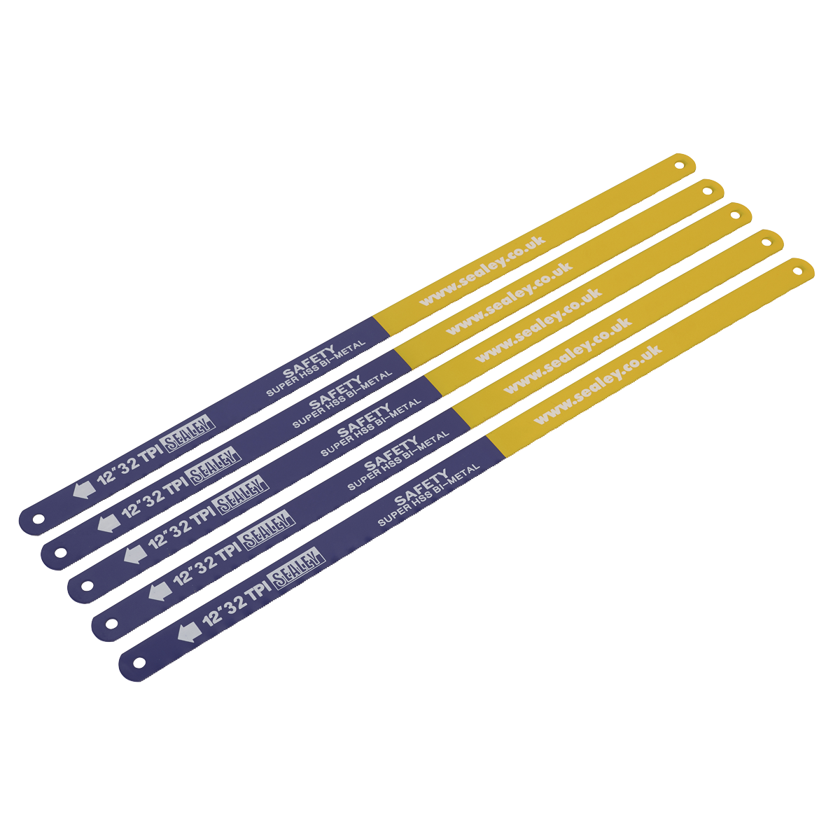 Hacksaw Blade 300mm HSS Bi-Metal 32tpi Pack of 5 - HSB0532 - Farming Parts