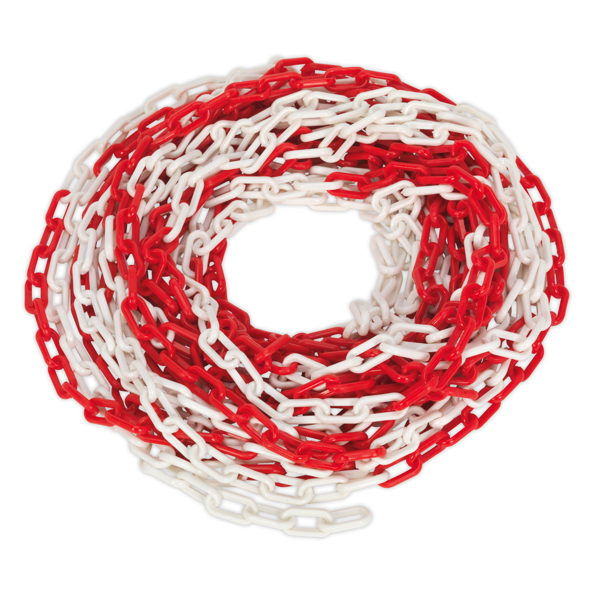 Safety Chain Red/White 25m x 6mm - HSC25M - Farming Parts