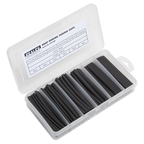 Heat Shrink Tubing Assortment 95pc 100mm Black - HST100B - Farming Parts
