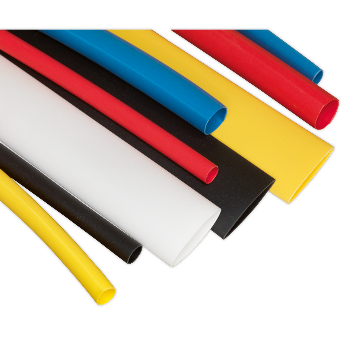 Heat Shrink Tubing Assortment 95pc 100mm Mixed Colours - HST100MC - Farming Parts