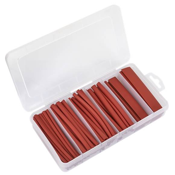 Sealey | Heat Shrink Tubing Assortment 100mm 95pc - Red - HST100R