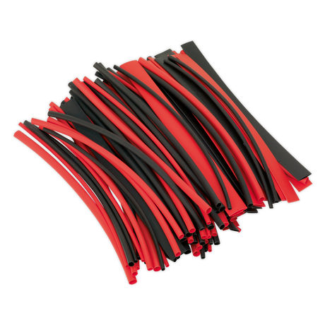 Heat Shrink Tubing Black & Red 200mm 100pc - HST200BR - Farming Parts