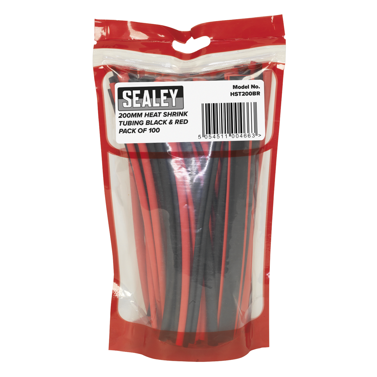 Heat Shrink Tubing Black & Red 200mm 100pc - HST200BR - Farming Parts