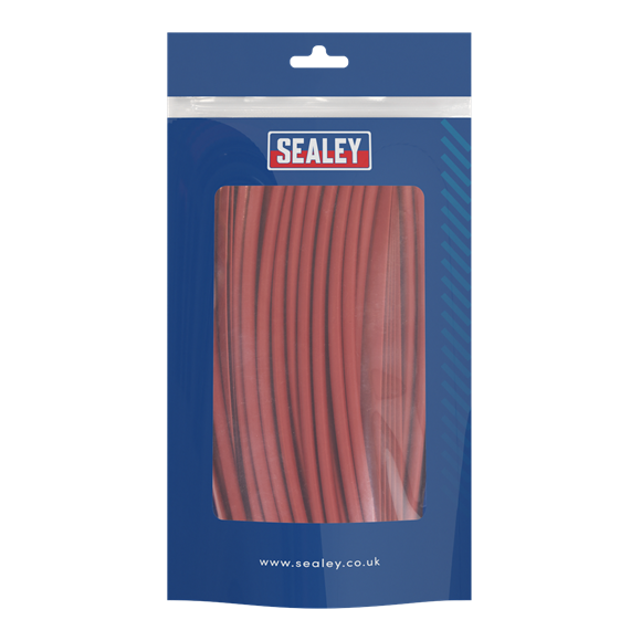 Sealey | Heat Shrink Tubing 200mm 100pc - Red - HST200R