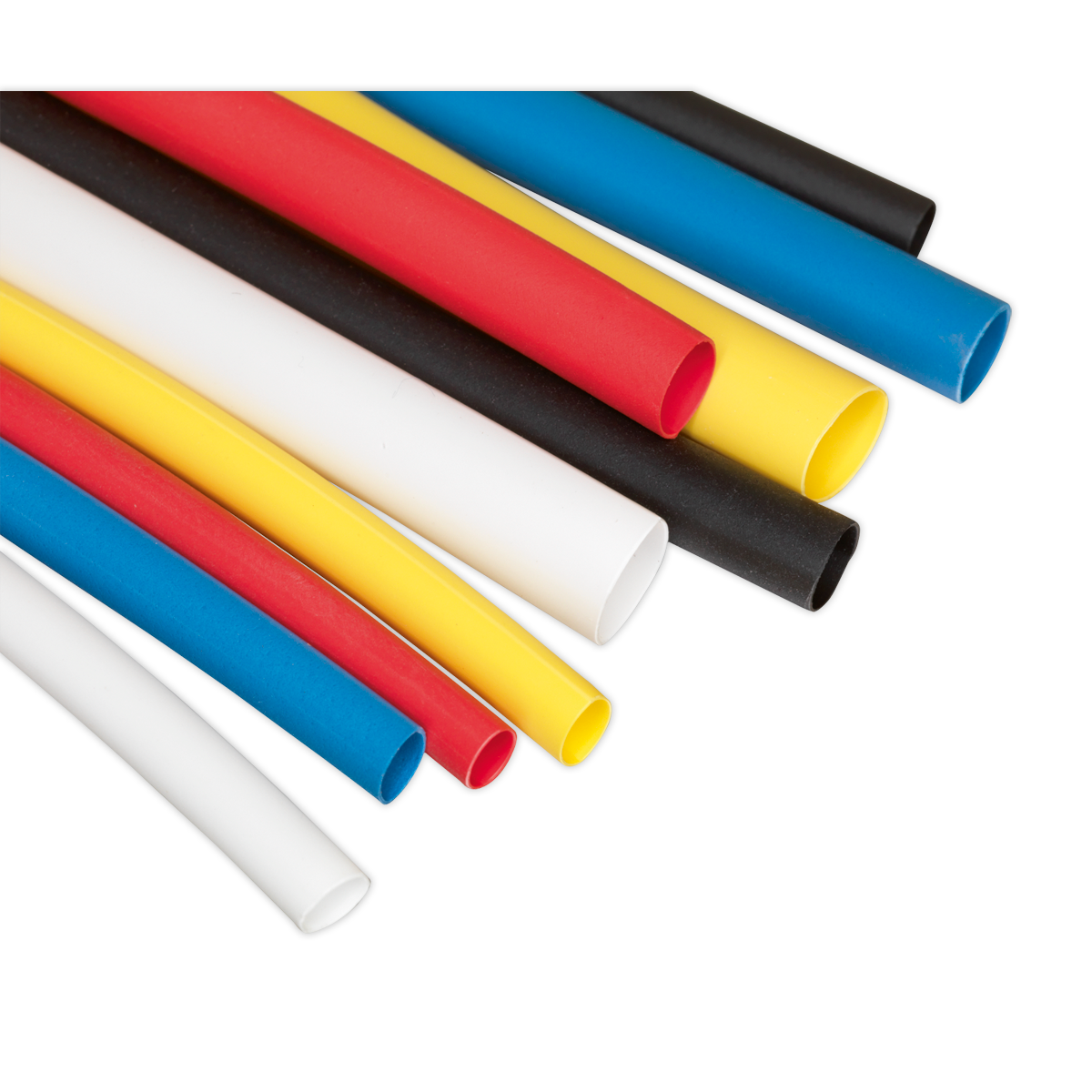 Heat Shrink Tubing Assortment 180pc 50 & 100mm Mixed Colours - HST501MC - Farming Parts