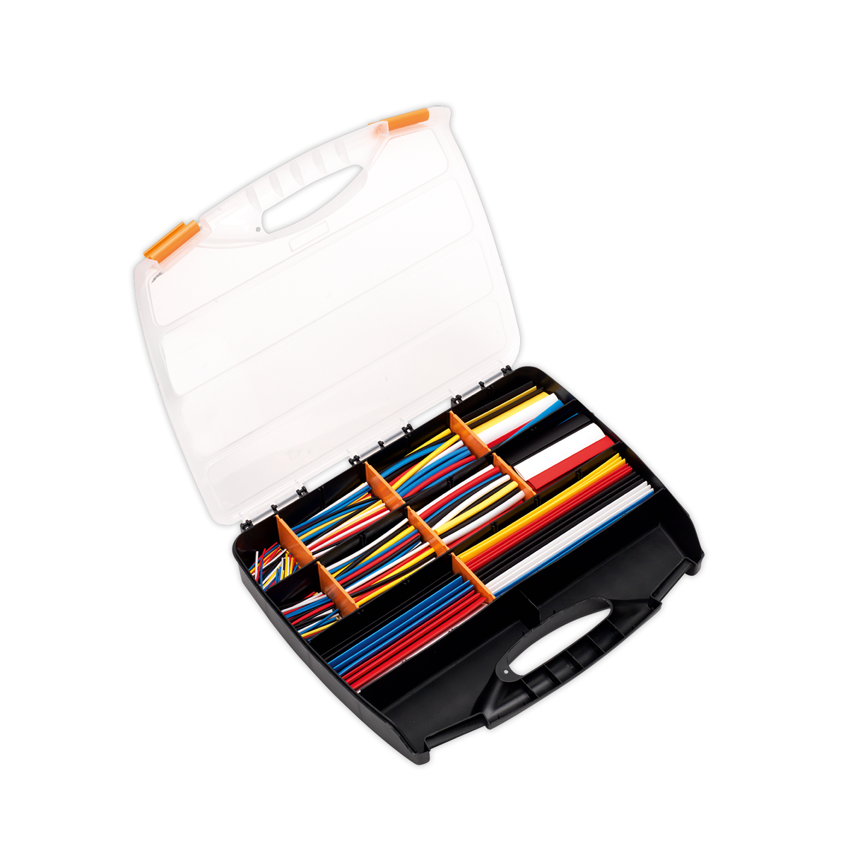 Heat Shrink Tubing Assortment 590pc Mixed Colours 50, 100, 150 & 200mm - HST590MC - Farming Parts