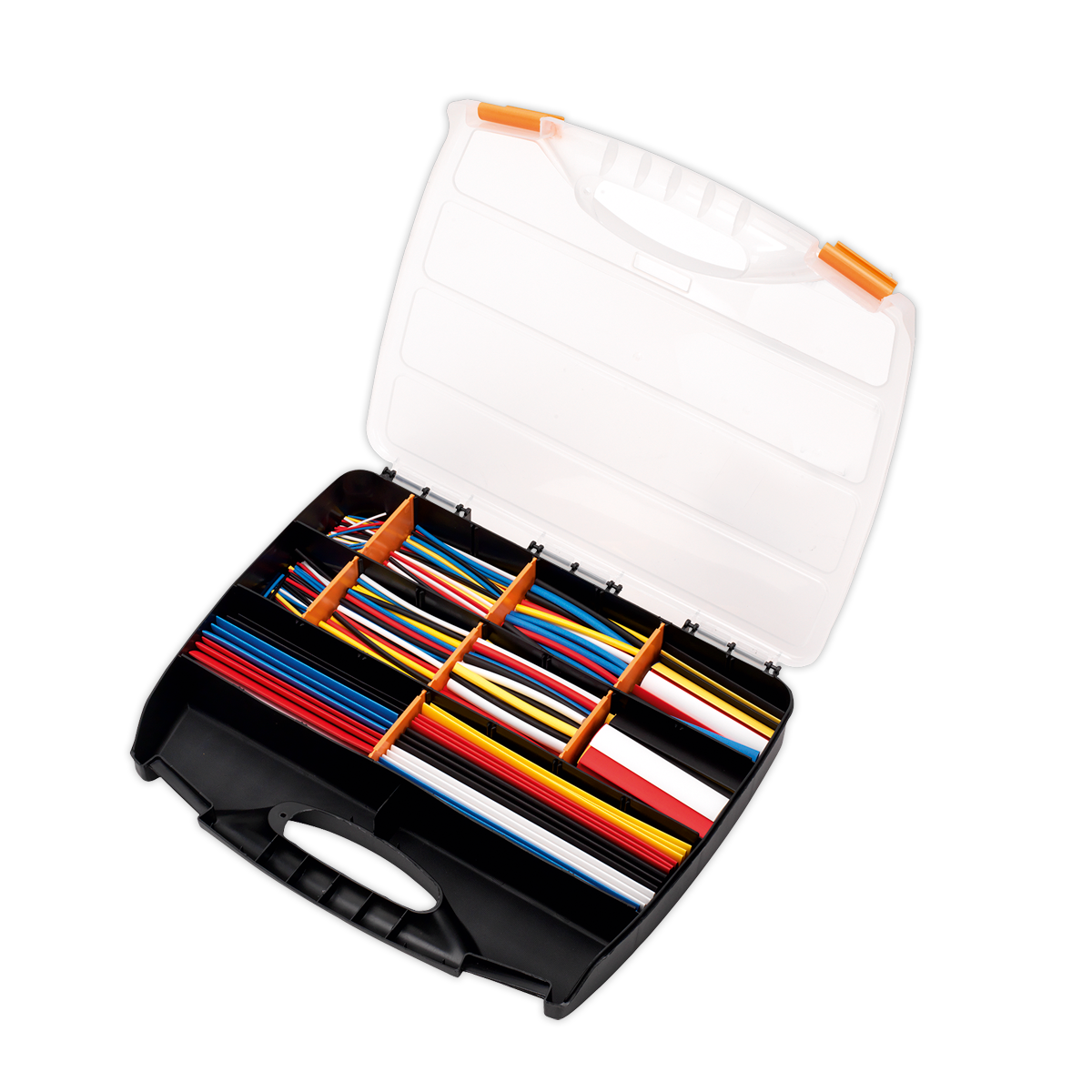 Heat Shrink Tubing Assortment 590pc Mixed Colours 50, 100, 150 & 200mm - HST590MC - Farming Parts