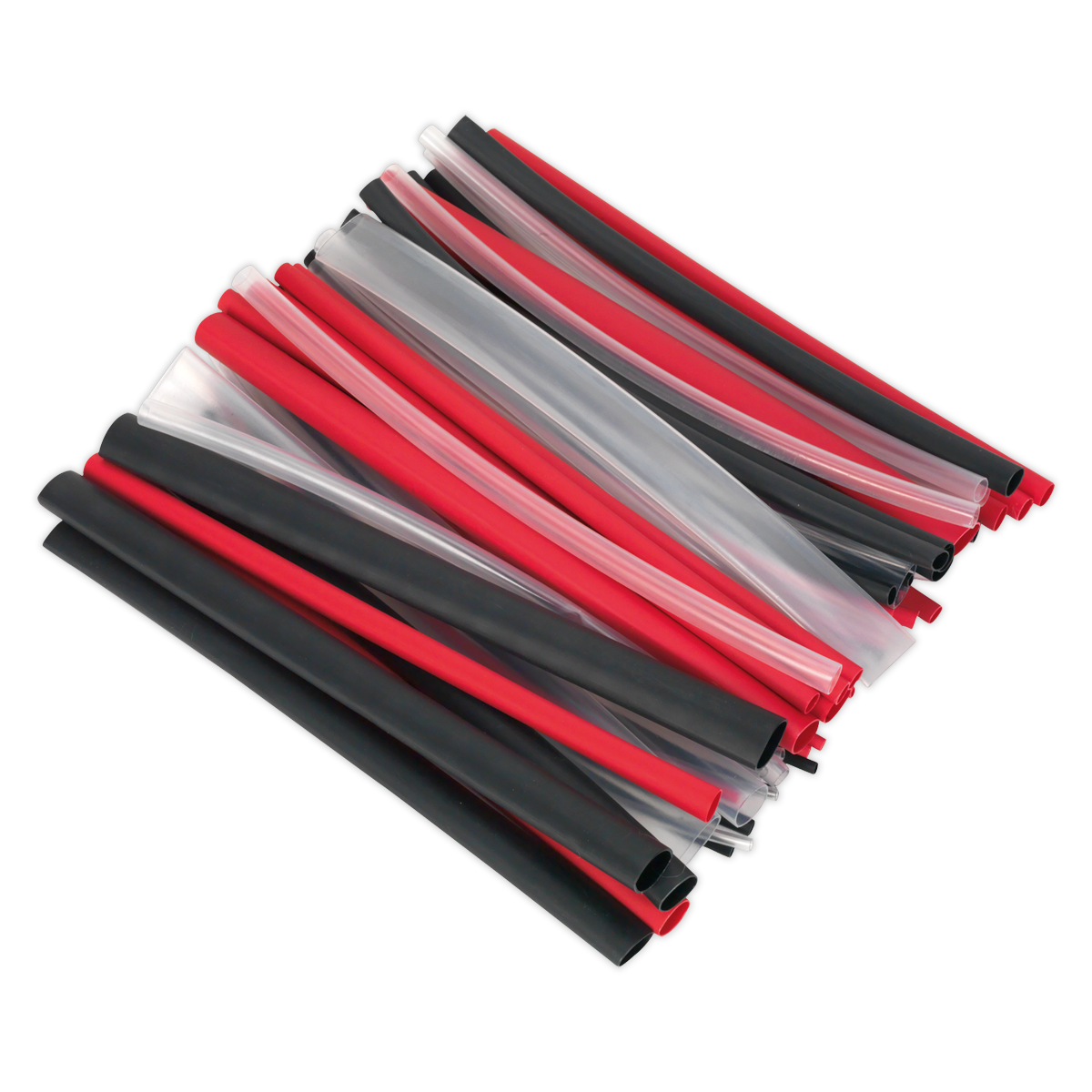 Heat Shrink Tubing Assortment 72pc Mixed Colours Adhesive Lined 200mm - HSTAL72MC - Farming Parts
