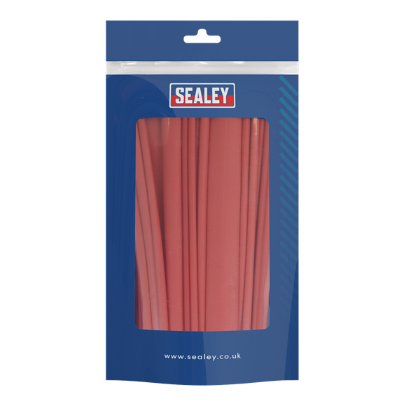 Sealey | Adhesive Lined Heat Shrink Tubing Assortment 200mm 72pc - Red - HSTAL72R