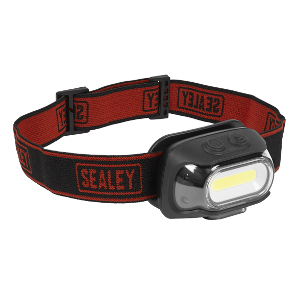 Sealey | Rechargeable Head Torch with Auto-Sensor 8W COB LED - HT08R