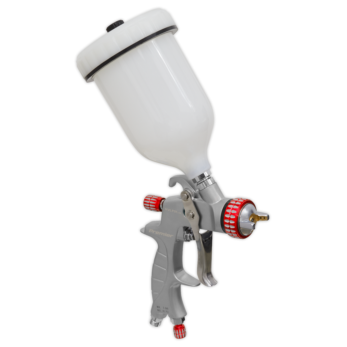 HVLP Gravity Feed Spray Gun - 1.3mm Set-Up - HVLP01 - Farming Parts