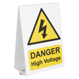 High Voltage Vehicle Warning Sign - HVS1 - Farming Parts
