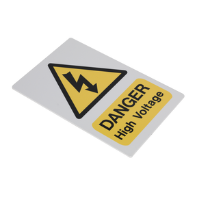 High Voltage Warning Sign 200 x 300mm - HVSA4 - Farming Parts