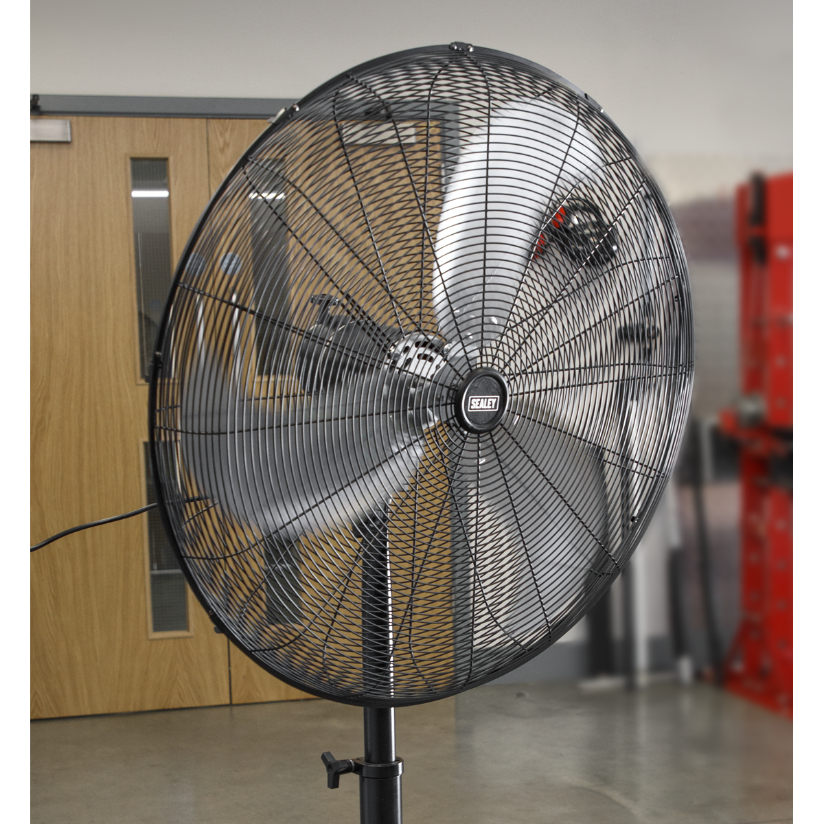 Industrial High Velocity Oscillating Pedestal Fan 30" 230V - HVSF30 - Farming Parts