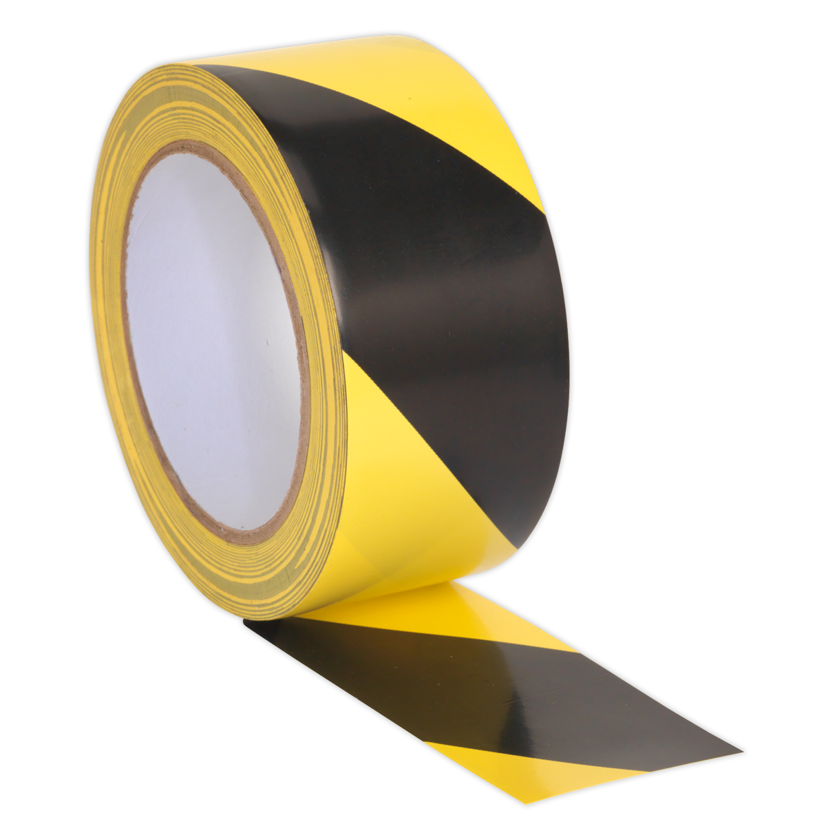 Hazard Warning Tape 50mm x 33m Black/Yellow - HWTBY - Farming Parts