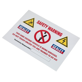 Hybrid/Electric Vehicle Warning Sign - HYBRIDSIGN - Farming Parts