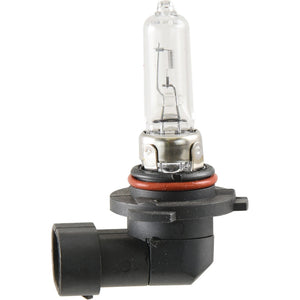 Introducing the Sparex Light Bulb (Halogen) HB3A, 12V, 65W, P20d 90° (Box 1 pc.), featuring a black plastic base and a metal ring, perfect for ensuring optimal visibility.