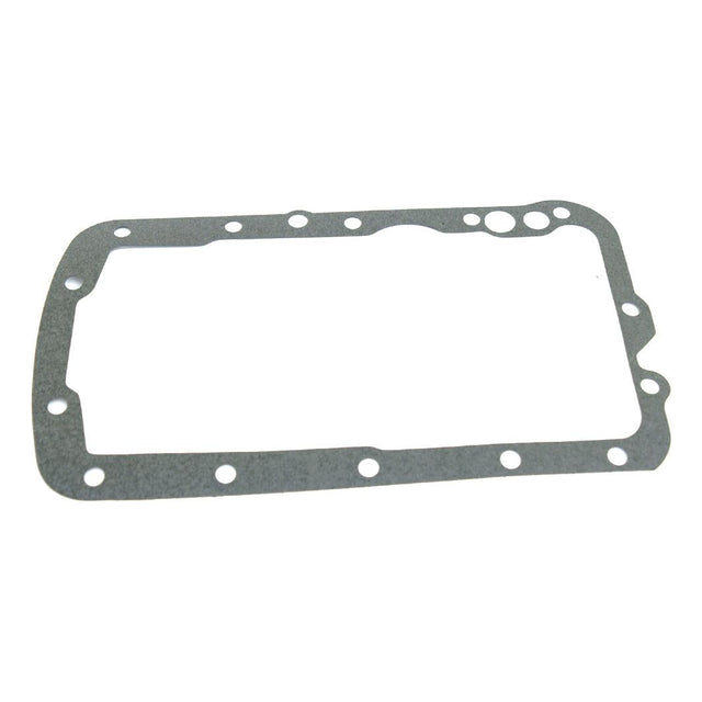 A gray, rectangular Sparex Hydraulic Top Cover Gasket (Part No. S.66301) with multiple holes along the edges, compatible with Ford / New Holland.