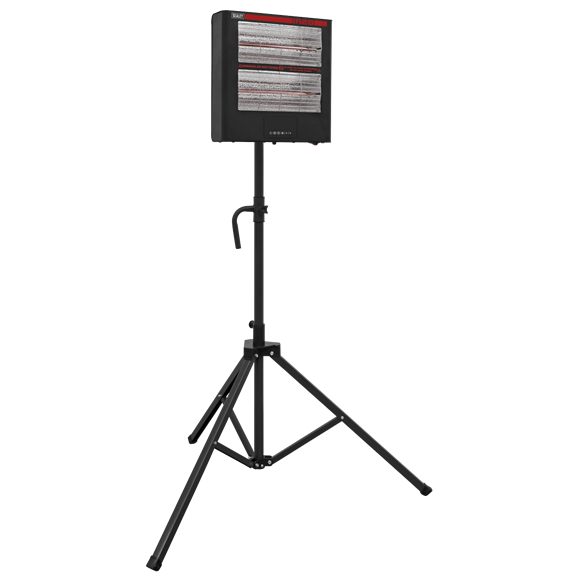 Sealey | Infrared Quartz Heater with Tripod Stand 230V 1.4/2.8kW - IR28CT